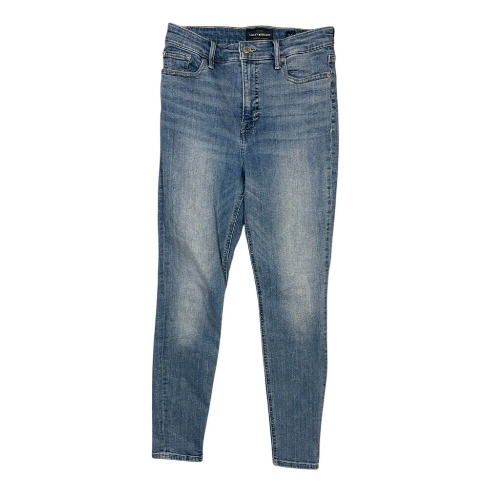 Lucky Brand High-Rise Bridgette Skinny Women's 6 Ankle Light Wash Stretch